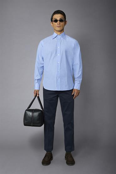 BUTTON DOWN BAGGY FIT LT SKY