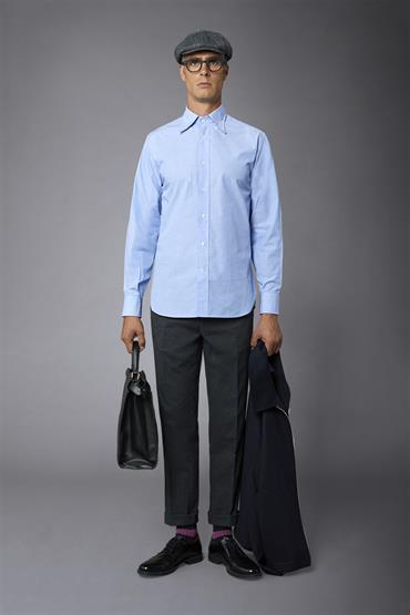 BUTTON DOWN BAGGY FIT SKY