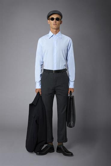 BUTTON DOWN BAGGY FIT LT SKY