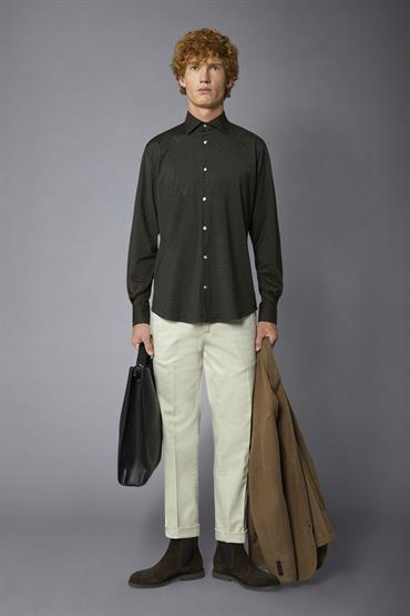 FRENCH COLLAR BAGGY FIT MILITARY