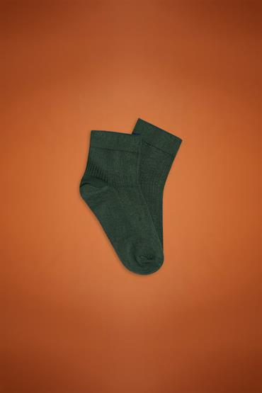 SOLID COLOUR SOCKS ENGLISH GREEN