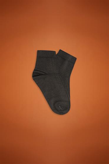 SOLID COLOUR SOCKS GREY
