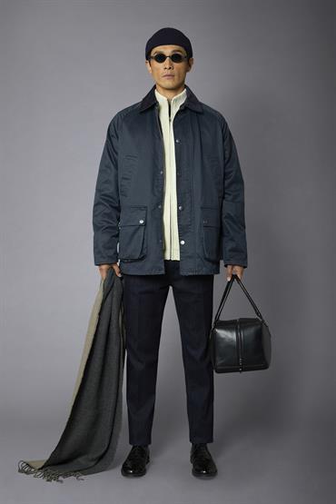 COATED JACKET BLUE