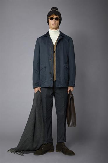 COATED JACKET BLUE