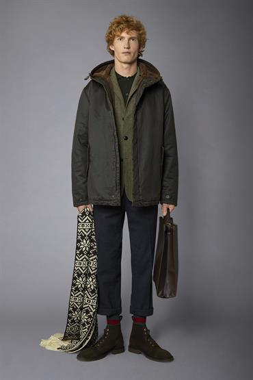 COATED JACKET BROWN