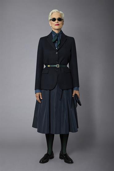 LONG SKIRT DK BLUE
