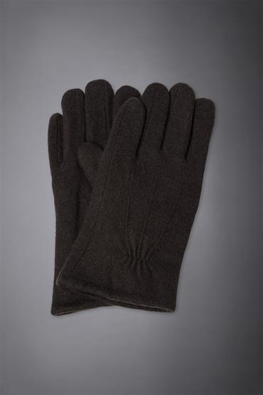 FELT GLOVES BROWN