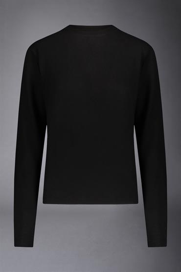 ROUND NECK KNIT BLACK