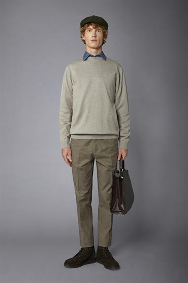 ROUND NECK SWEATER BEIGE