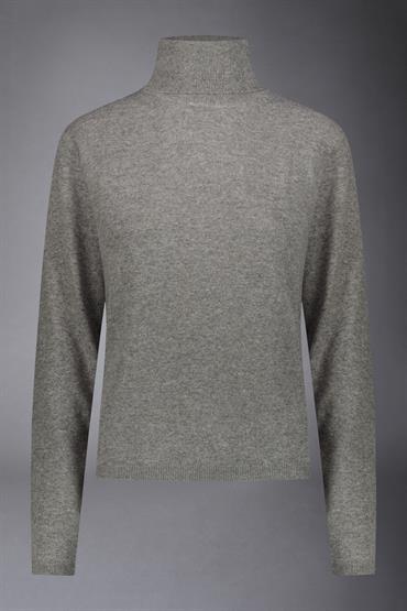 TURTLE NECK KNIT GREY