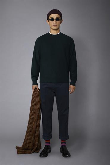 ROUND NECK FOREST GREEN