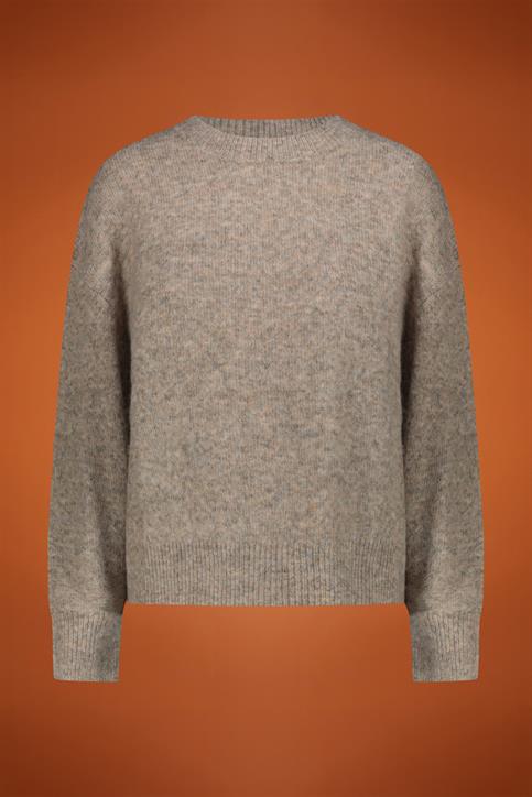 ROUND NECK MOHAIR FEEL