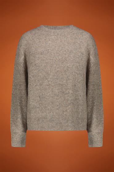 ROUND NECK MOHAIR FEEL