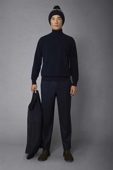 TURTLE NECK DK BLUE