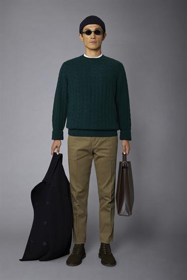 ROUND NECK DK GREEN