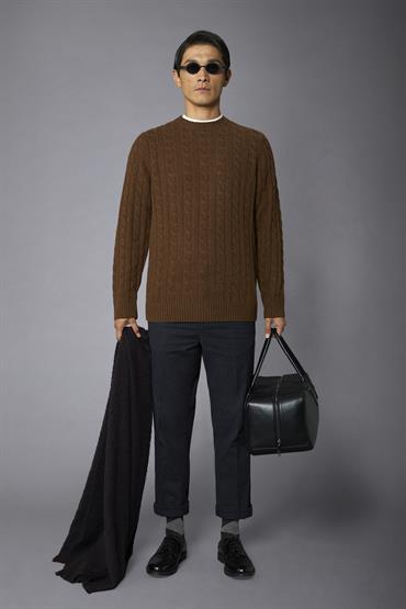 ROUND NECK MD BROWN