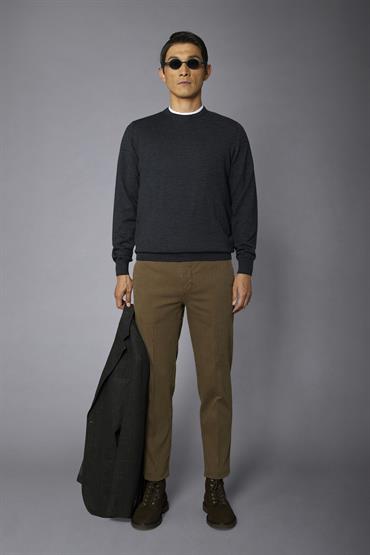 FRONT FLAP TROUSERS CAMEL
