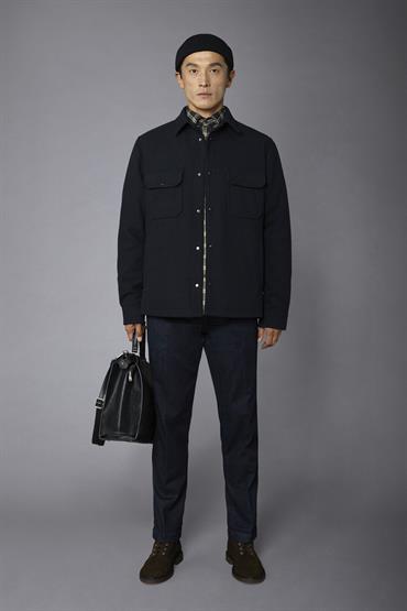 CHINO DENIM TROUSER DK DENIM