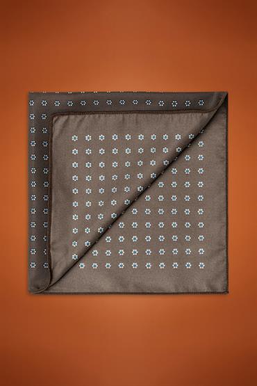 POCHETTE 30X30 DK BROWN