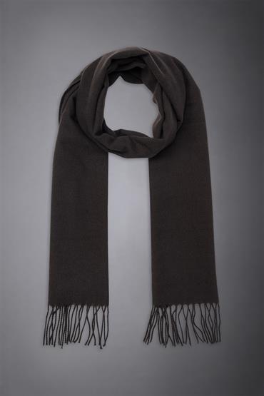 SHAWL 36 X 180 CM DK BROWN