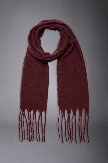 SHAWL  39 X 200 CM PLUM