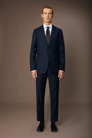 SINGLE BREASTED SUIT DK BLUE