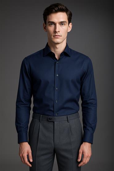 CLASSIC SHIRT DK BLUE
