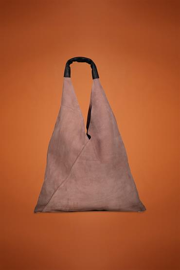 SUEDE BAG ANTIQUE ROSE