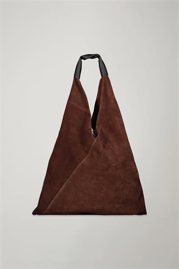 SUEDE BAG BROWN