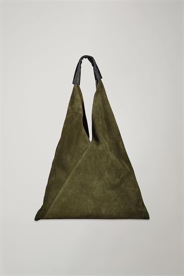 SUEDE BAG GREEN