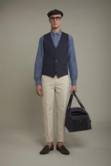 VEST DK BLUE