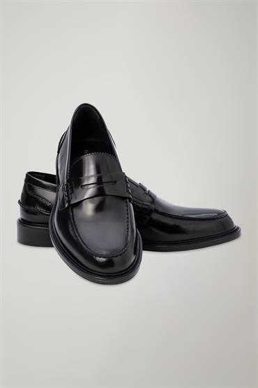 LEATHER DERBY BLACK/GREEN
