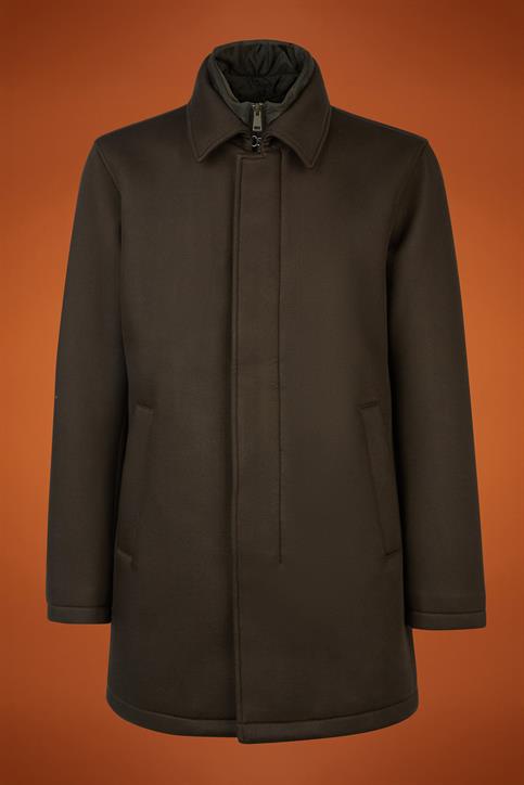 PADDED COAT WITH INNER FAKE VEST
