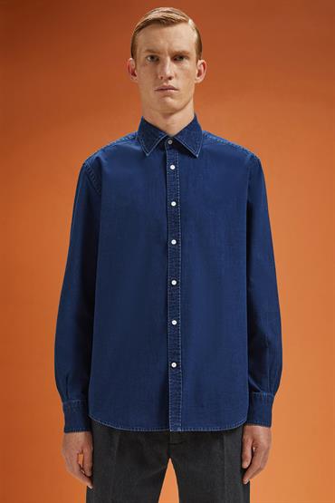 CLASSIC COLLAR REGULAR FIT DENIM