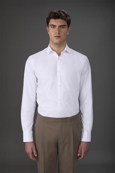 ROUND COLLAR REGULAR FIT WHITE