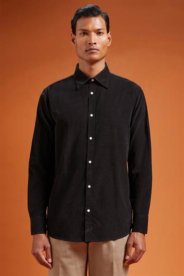CLASSIC COLLAR REGULAR FIT BLACK