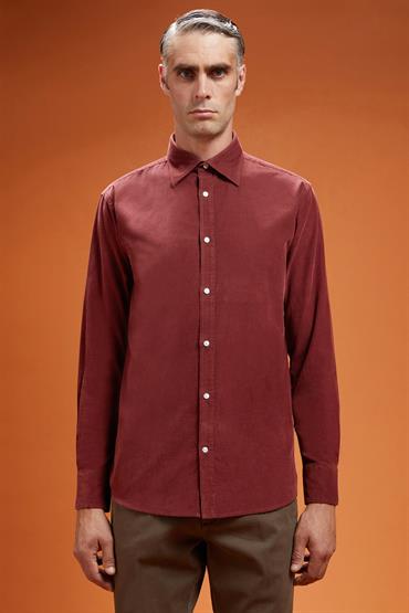 CLASSIC COLLAR REGULAR FIT BORDEAUX