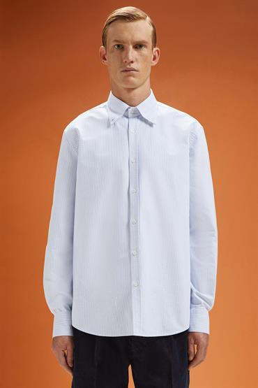 BUTTON DOWN COLLAR REGULAR FIT WHITE/SKY