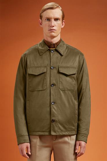 PADDED JACKET MUSK GREEN