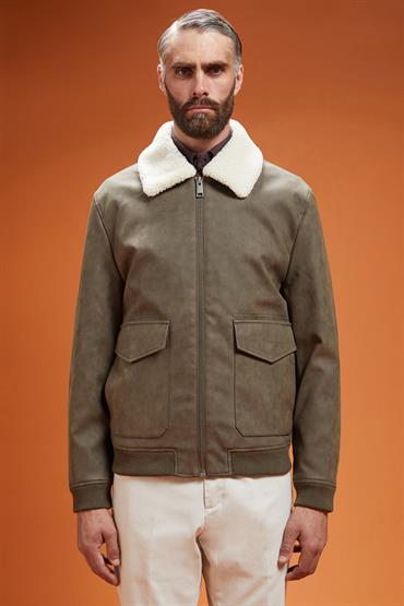 PADDED JACKET BROWN