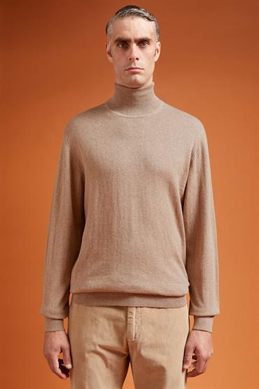 TURTLE NECK SWEATER BEIGE