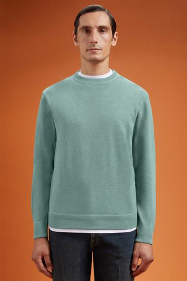 ROUND NECK SWEATER SAGE GREEN