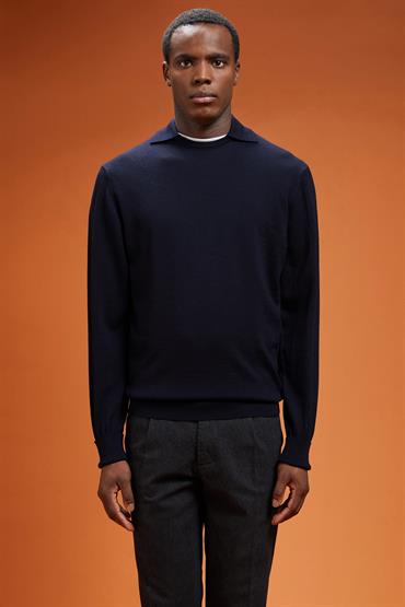 LONG SLEEVES POLO COLLAR