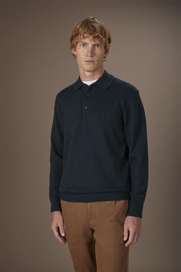LONG SLEEVES POLO FOREST GREEN