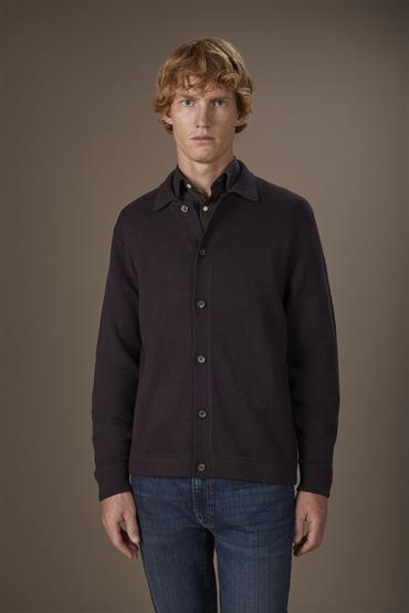 LONG SLEEVES POLO-SHIRT BORDEAUX