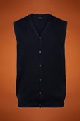 V NECK VEST - BUTTONS