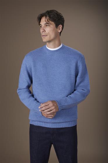 ROUNDNECK KNIT CERULEAN