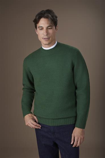 ROUNDNECK KNIT GRASS GREEN