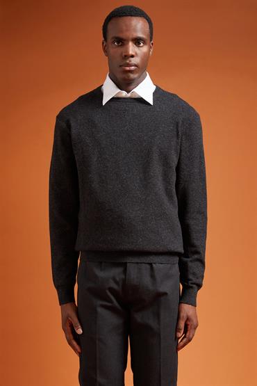 ROUNDNECK KNIT ANTHRACITE