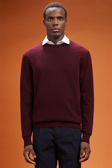 ROUNDNECK KNIT BORDEAUX